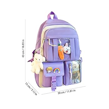 すとぷり　バック4点セット Amazon.co.jp: かわいいバックパック4点セット かわいいスクール